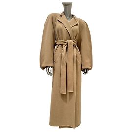 NWT Khaite Rothen Brown Wool Coat - Size XS Pre-owned Other