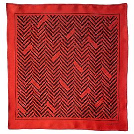 Givenchy Pañuelos de seda Negro Roja
