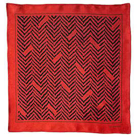Givenchy Seidentücher Schwarz Rot