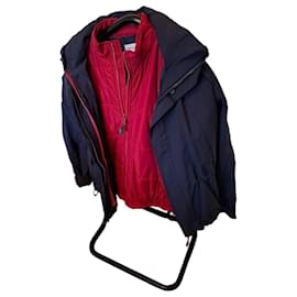 Aspesi Double Winter Jacket Dark Blue Polyamide Dark blue