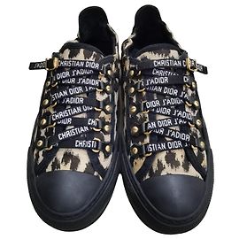Sneakers con tasca leopardata Walk’n’Dior Stampa leopardo