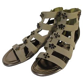 Sandali piatti WAIVER di Jimmy Choo Verde