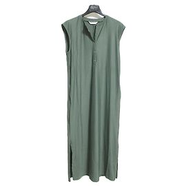 Max Mara LEISURE MEGATON Kleid Grün Olivgrün