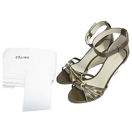 Céline Sandali con zeppa Celine Knot 85 Altro Verde