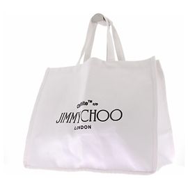 Jimmy Choo Tote Bag Off White Stoff Weiß