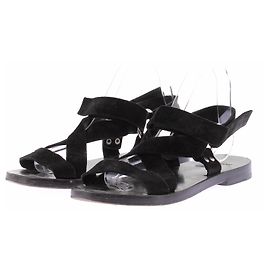Pierre Hardy Black Leather Sandals Size 40 Black