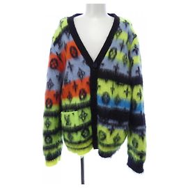 Cardigan Louis Vuitton Nero Blu Giallo