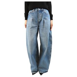 Jacquemus Jeans de pierna de barril Le Paysan azul - talla UK 10 Azul