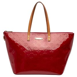 Louis Vuitton Red Monogram Vernis Bellevue GM Red