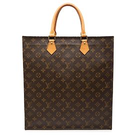 Sac Plat Monograma Marrom Louis Vuitton Marrom