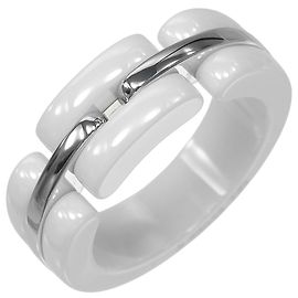 Chanel Ultra Ring in 18K White Gold and Ceramic Other