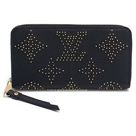 Louis Vuitton Monogram Empreinte Studded Zippy Wallet Black