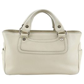 Céline Bolsa de mão Celine Boogie Back Cru