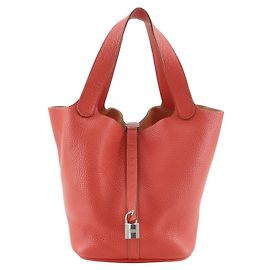 Hermès Hermes Picotin Lock 22 M Handbag Red
