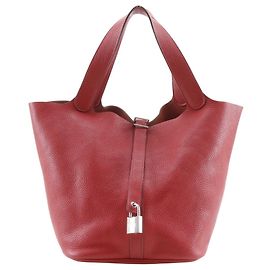 Hermès Hermes Picotin Lock GM Handbag Red