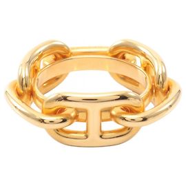 Hermès Chaine d'Ancre Schalring aus Gold Golden