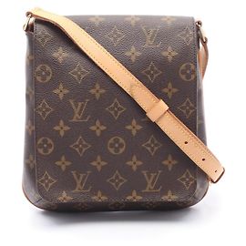 Bolsa de Ombro Musette Salsa Louis Vuitton Marrom