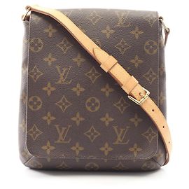 Bolsa Musette Salsa Louis Vuitton Marrom