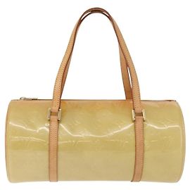 Bolsa de mão Bedford Monogram Vernis PM Louis Vuitton Bege