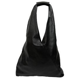 Bolsa Hobo Brunello Cucinelli em couro preto Preto
