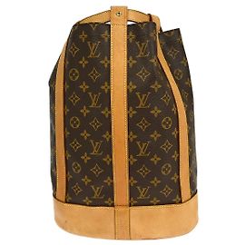 Louis Vuitton Randonnee Backpack Monogram Canvas PM Brown