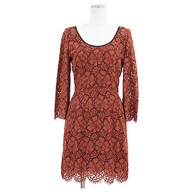 Dolce & Gabbana Vestido de Rayón Algodón Nylon Seda Dolce&Gabbana Otro Naranja