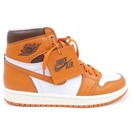 Autre Marque Nike JORDAN Sneaker Weiß Orange