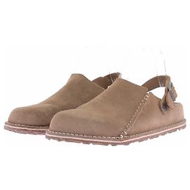Birkenstock Mules Beige Suede Size 40 Beige