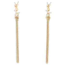 Orecchini a Frange Cassandra Yves Saint Laurent D'oro