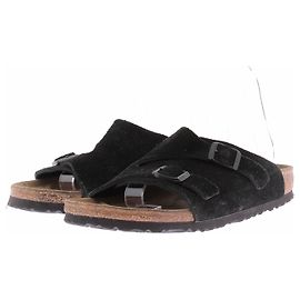 Birkenstock Black Suede Sandals Size 40 Black
