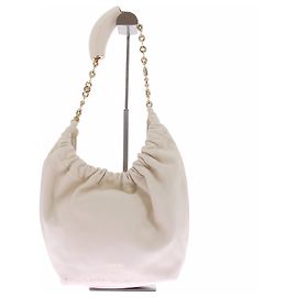Bolsa Loewe Squeeze bege de couro Bege