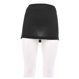 Paco Rabanne Schwarze transparente Minirock Schwarz