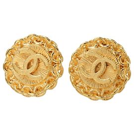 Orecchini Clip Coco Mark di Chanel D'oro