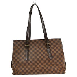 Bolsa Chelsea Damier Louis Vuitton Marrom