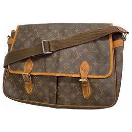 Sac à épaule Gibecière GM Monogram Louis Vuitton Marron