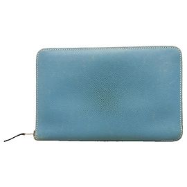 Hermès Cartera Larga Azap Combine Hermes Azul