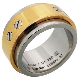 Anello da Uomo Cartier Santos Argento