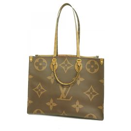 Borsa tote OnTheGo GM Monogram Giant Reverse Louis Vuitton Marrone