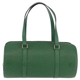 Borsa Soufflot in pelle Epi Louis Vuitton Verde