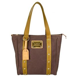 Sac cabas MM Antigua en toile Louis Vuitton Marron Multicolore