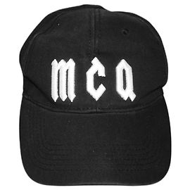 CAPPELLO DA BASEBALL CON LOGO ALEXANDER MCQUEEN Nero