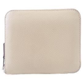 Carteira Hermès ANCLES de seda compacta 085784CK Outro