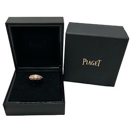 Piaget Rose Gold and Diamond Ring Yellow
