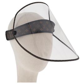 LOUIS VUITTON Monogram Viger LV Shield Sun Visor M76727 LV Auth YKZ1430A Monogram