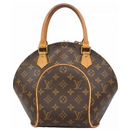 Borsa Louis Vuitton Ellipse PM Marrone Beige Marrone chiaro