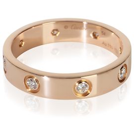 Anello Love Piccolo Modello in Oro Rosa e Diamanti Cartier Altro