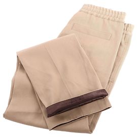 Autre Marque Beige gerade geschnittene Hose mit elastischem Bund OAMC, Größe 48 EU Beige