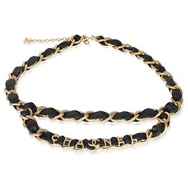 Chanel Gold-Plated 2020 Leather Chain Link Belt Other