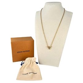 Colar de Ouro Louis Vuitton Dourado
