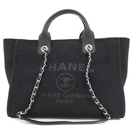 Chanel Deauville Line AS3257 Handbag Black